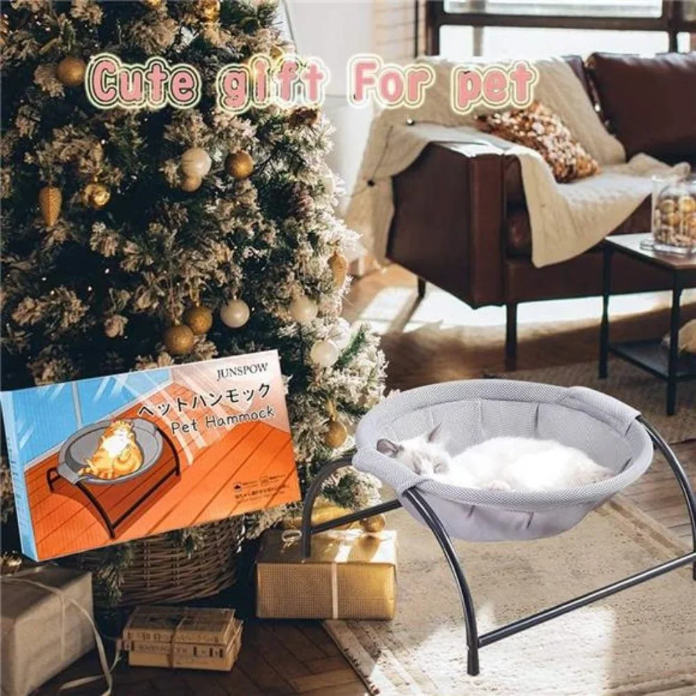 Cat Bed Dog/Pet Hammock Bed Free-Standing Sleeping Bed Pet Supplies Whole Wash